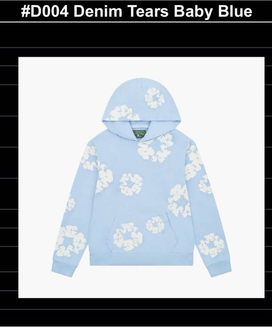Denim Tears Baby Blue Hoodie