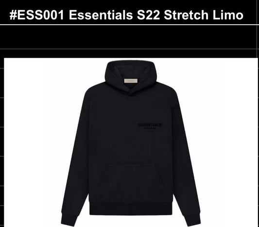 essentials S22 stretch Limo hoodie