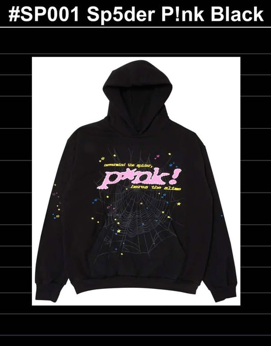 Sp5der P!nk Black